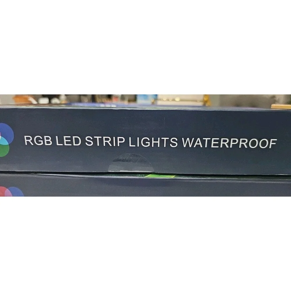 300ft Waterproof LED Strip Lights with Bluetooth App RGB Exterior Rope Light‎